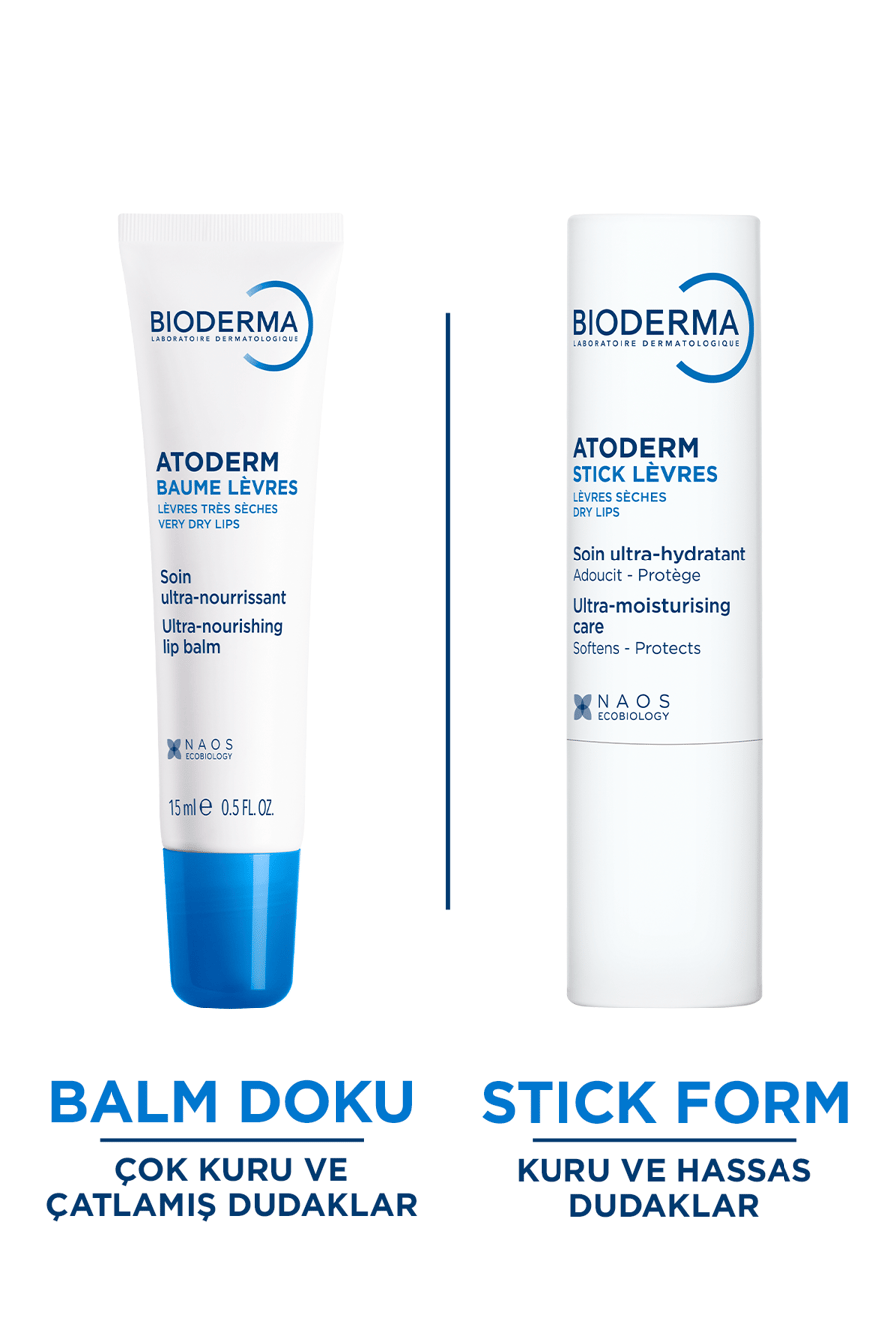 Bioderma Atoderm Lip Stick Onarıcı & Nemlendirici Dudak Kremi 4 gr