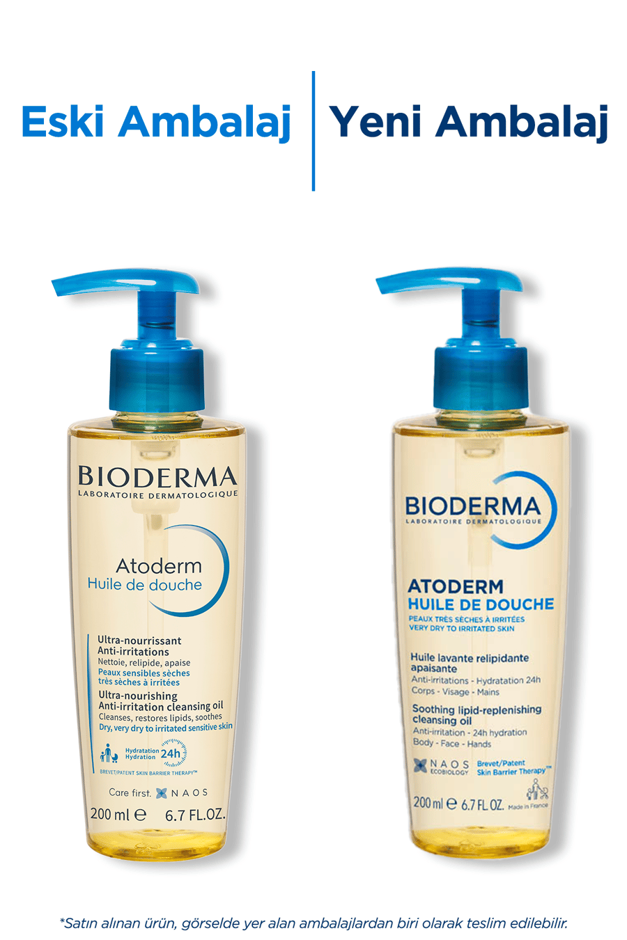 Bioderma Atoderm Shower Oil Çok Kuru Ciltler için Nemlendirici Besleyici Duş Yağı 200 ml