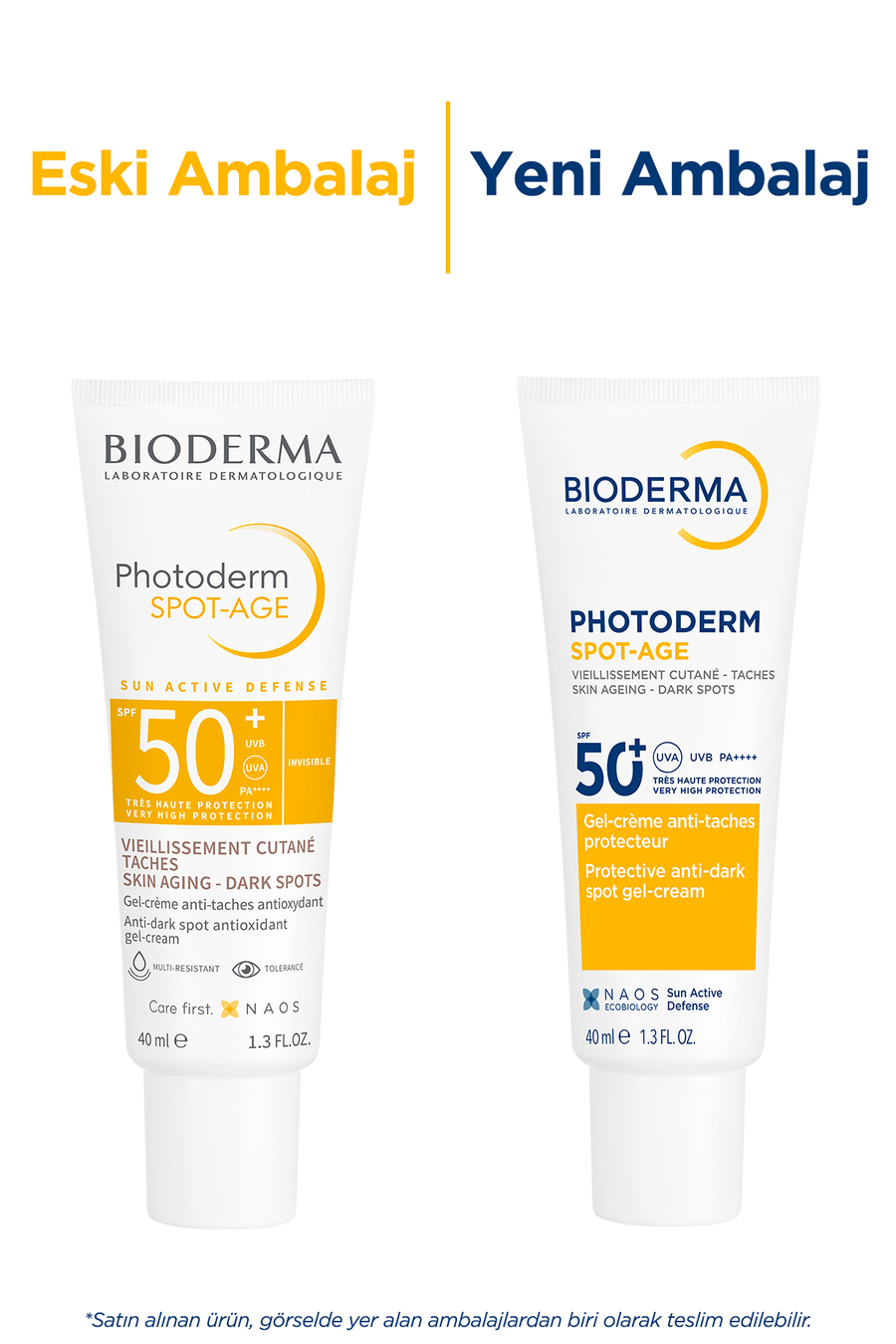 Bioderma Photoderm Spot Age SPF50+ Leke, Yaşlanma Karşıtı Yüksek Korumalı Güneş Kremi 40 ml