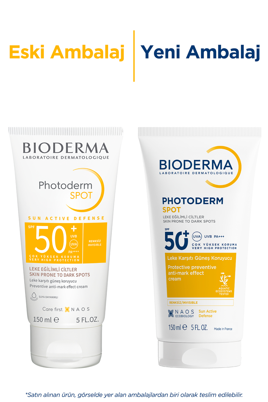 Bioderma Photoderm SPOT SPF50+ Leke Karşıtı Yüksek Korumalı Yüz & Vücut Güneş Kremi 150ml