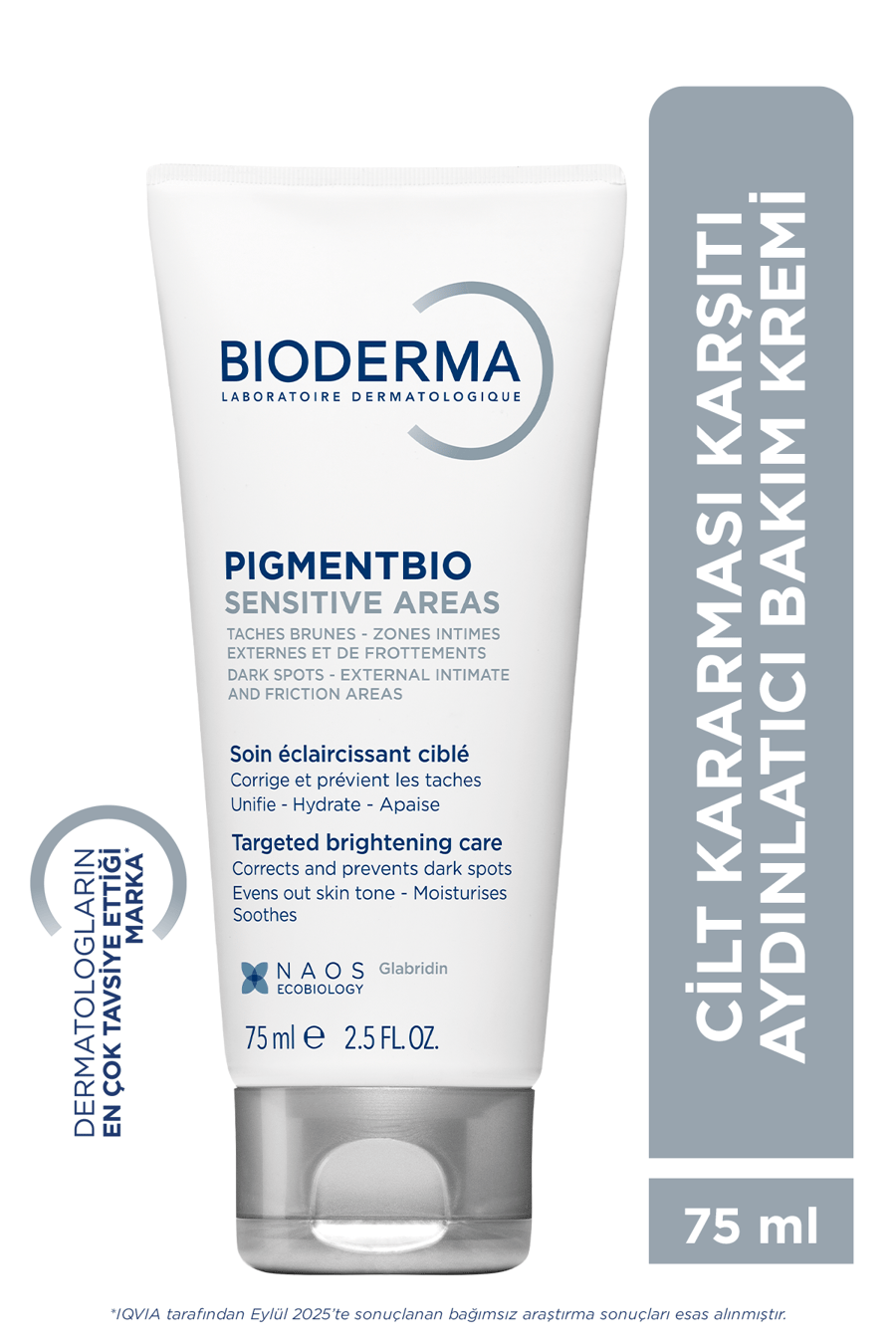 Bioderma Pigmentbio Sensitive Areas Genital & Eklem Bölgeleri Aydınlatıcı Bakım Kremi 75 ml