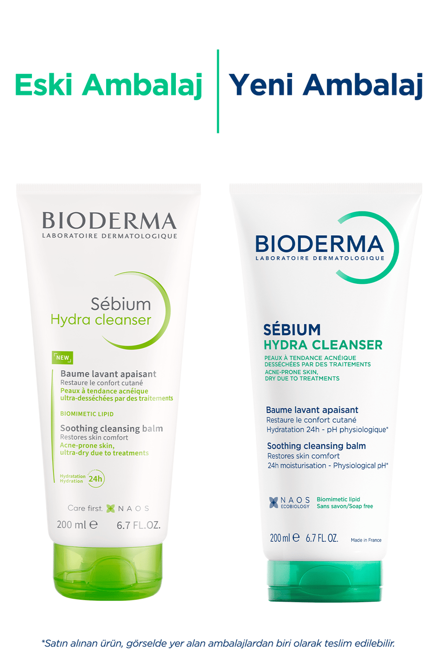 Bioderma Sebium Hydra Cleanser Akne Eğilimli Hassas Ciltler Balm Temizleme Jeli 200ml