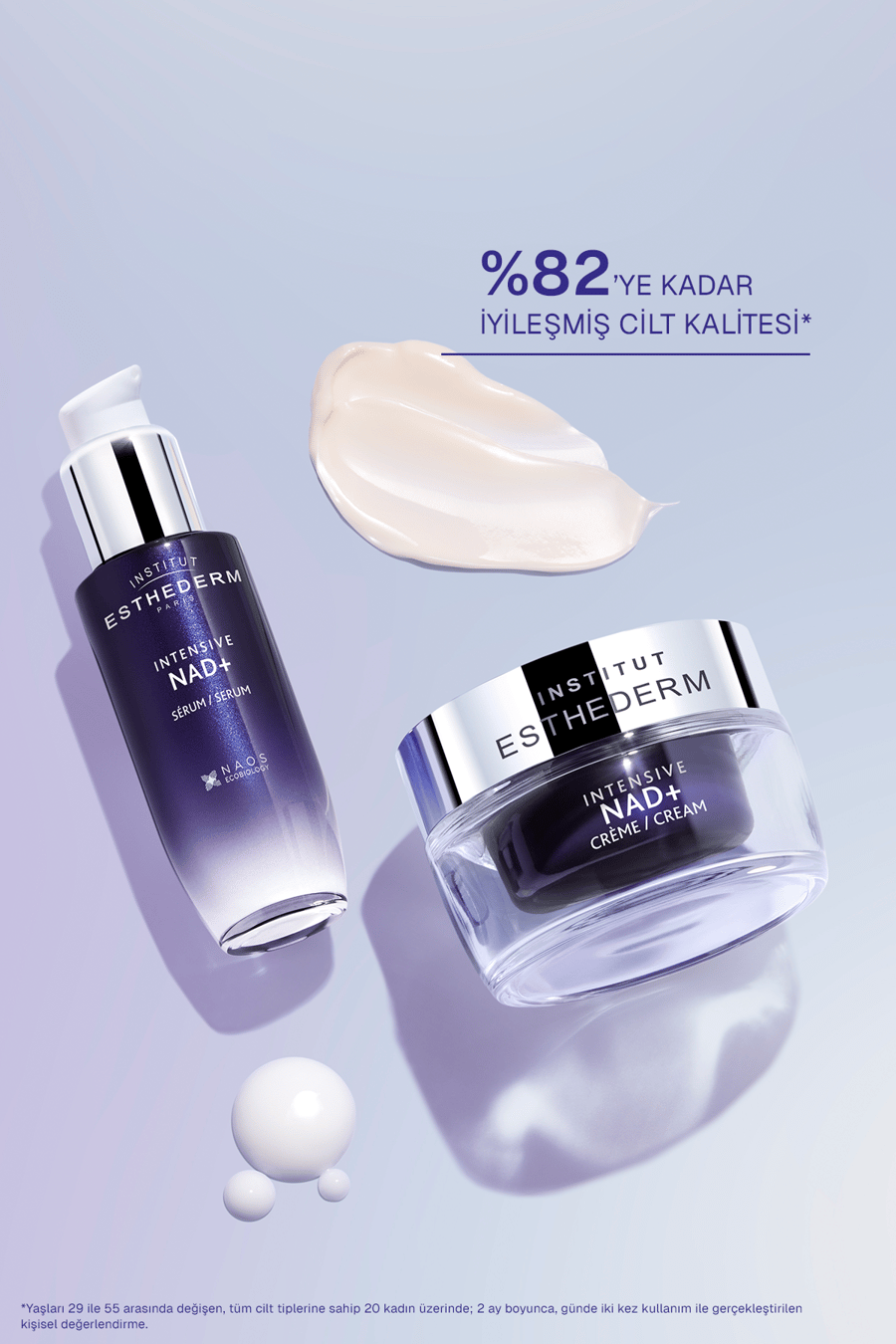 Institut Esthederm Intensive NAD+ Aydınlatıcı Etkili Kadifemsi Dokulu Krem 50 ML