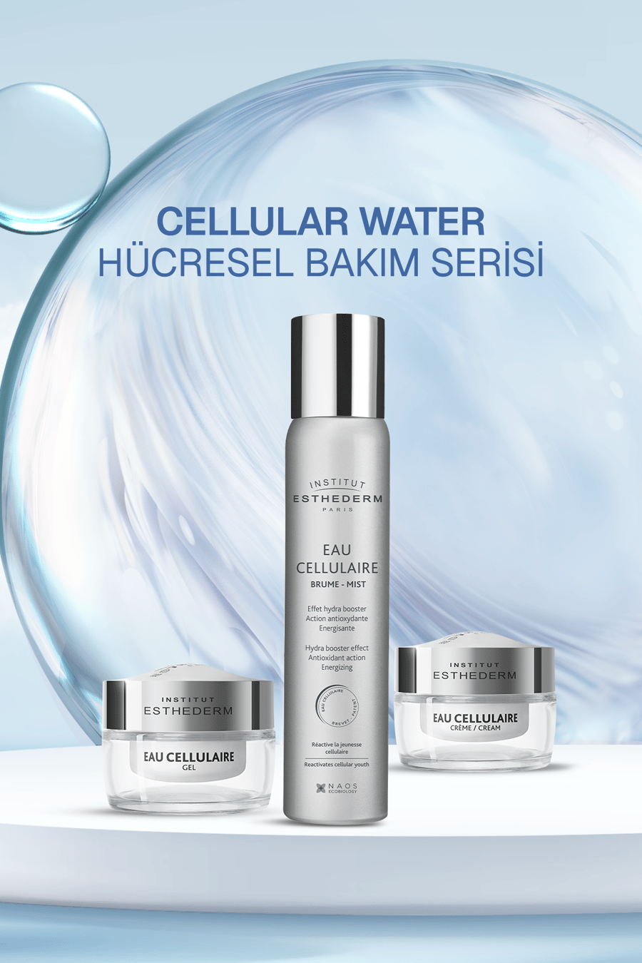 Institut Esthederm Cellular Water Melting Nemlendirici Krem 50 ml