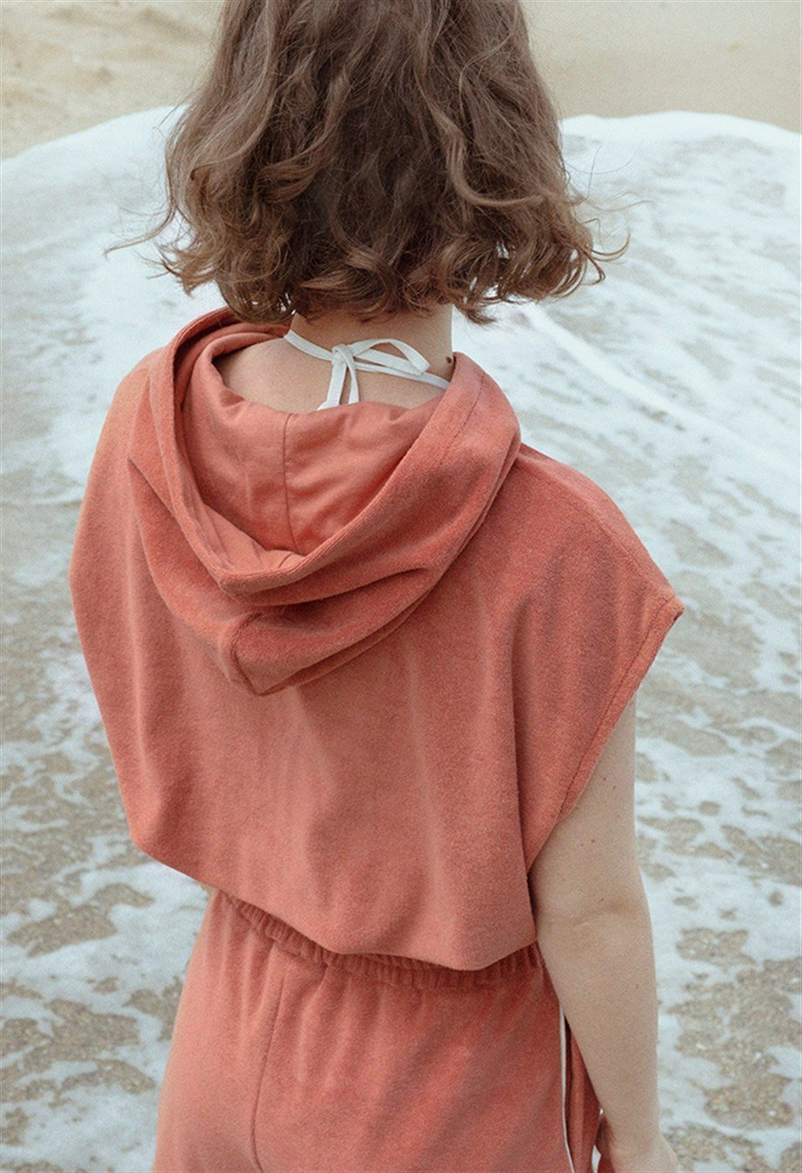 DIANA CROP HOODIE CHUTNEY