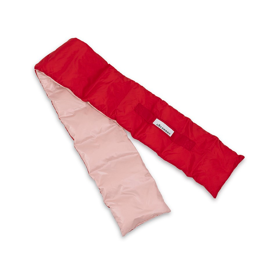 Puffy Scarf Red Pink