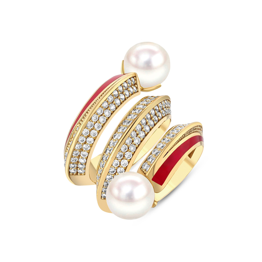 GOLD RUBY GLOW YÜZÜK 