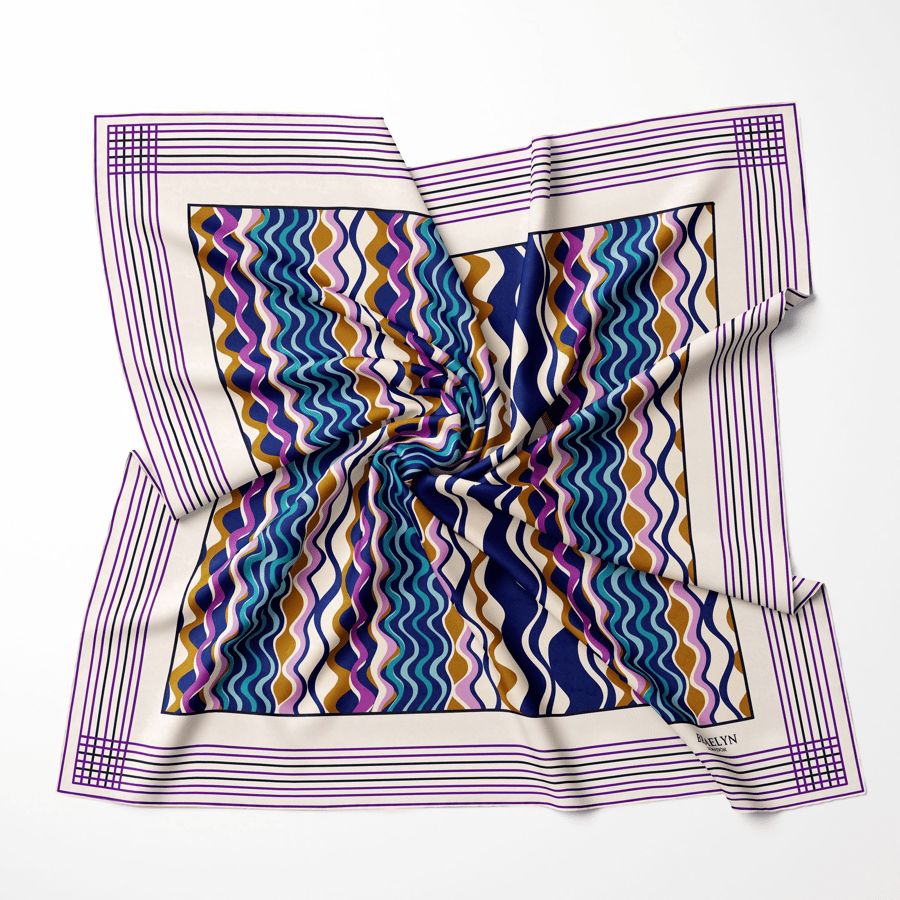 RHYTHM WAVE TWILL İPEK EŞARP 
