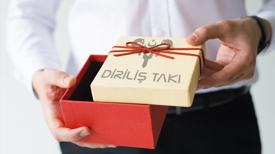 Hediye kutusunda tesbih — özel ambalaj Diriliş Takı