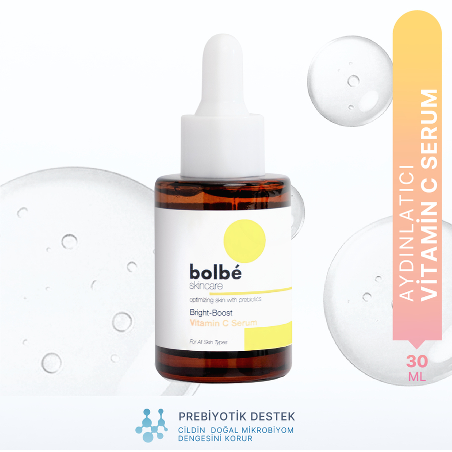 Aydınlatıcı, Cilt Tonu Eşitleyici Leke ve Kırışıklık Karşıtı %6 C Vitamini Serumu - 30 ml