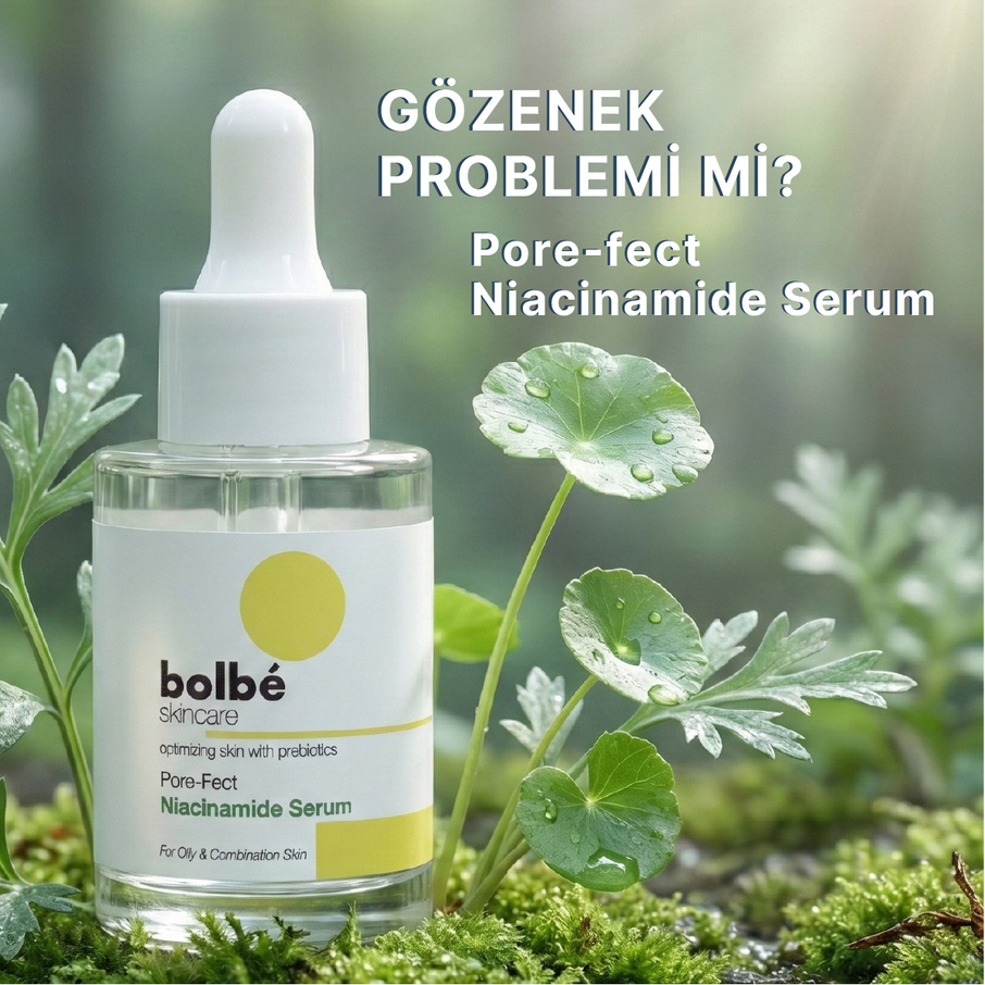 Gözenek Sıkılaştırıcı, Aydınlatıcı,Yatıştırıcı Bariyer Güçlendirici Niacinamide Serum - 30 ml