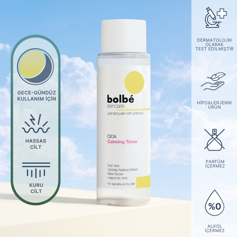 Hassas Ciltler İçin Kızarıklık Önleyici, Yatıştırıcı, Bariyer Destekleyici Nem Toniği - 200 ml