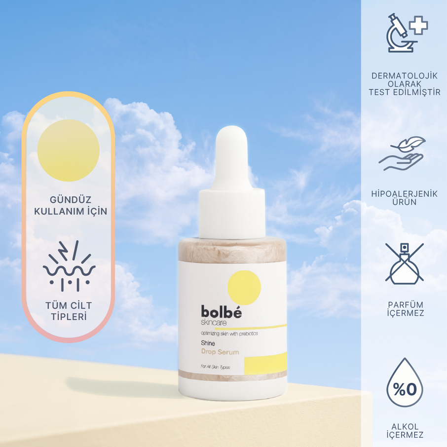 Aydınlatıcı, Leke Karşıtı, Niacinamide İçeren Işıltı Veren Serum - Shine Drop - 30 ml