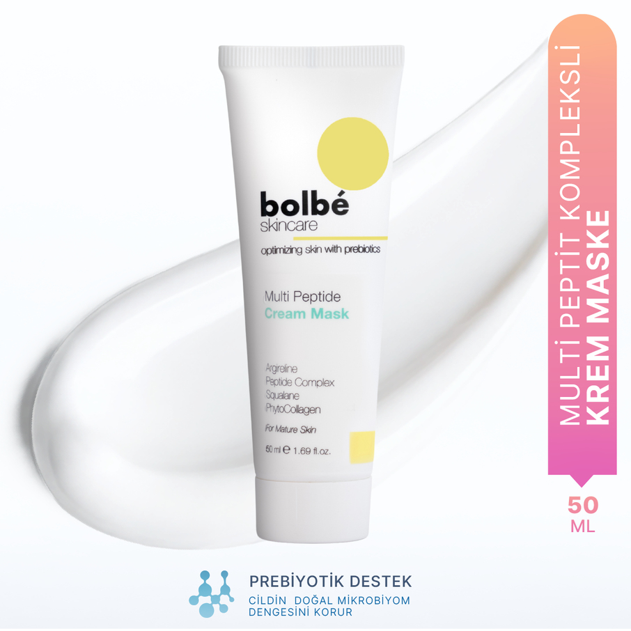Dolgunlaştırıcı, Onarıcı ve Elastikiyet Arttırıcı Multi Peptit Kompleksli Krem Maske - 50 ml