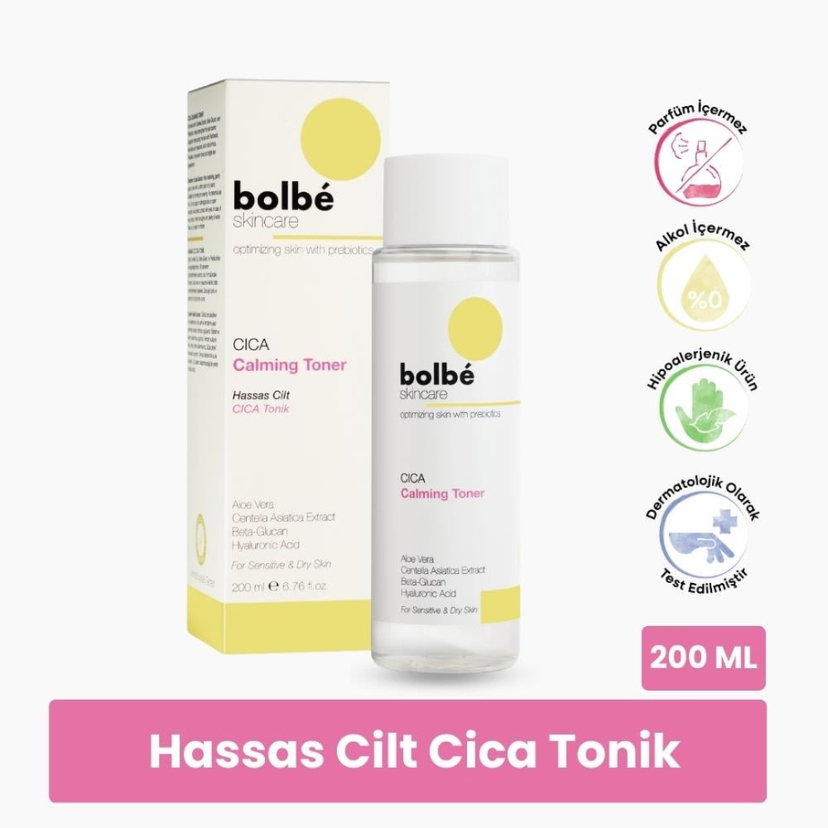 Hassas Ciltler İçin Kızarıklık Önleyici, Yatıştırıcı, Bariyer Destekleyici Nem Toniği - 200 ml