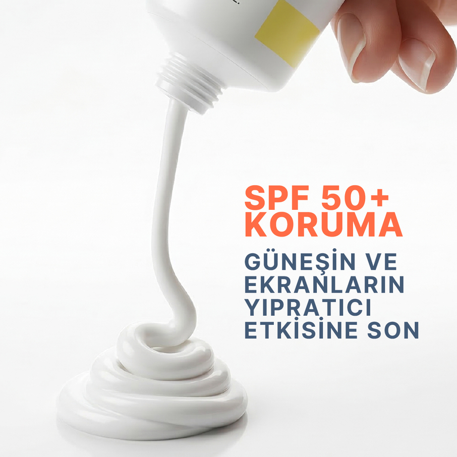 SPF 50+ Yüksek Korumalı Leke Karşıtı Günlük Güneş Kremi - 50 ml