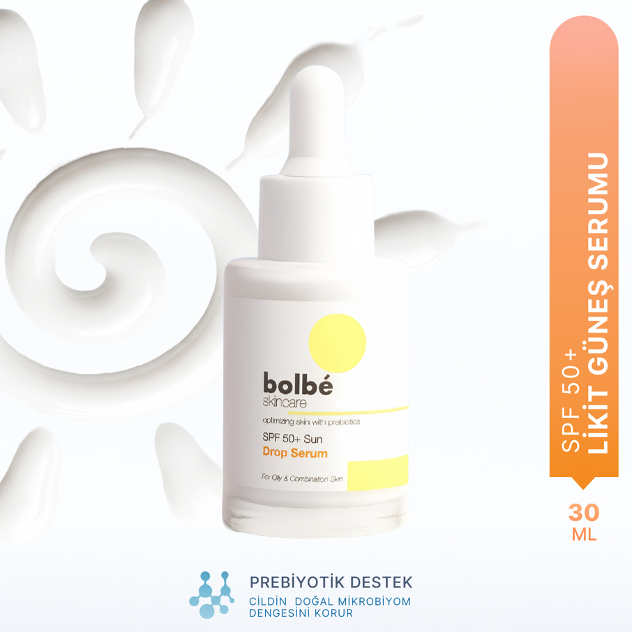 SPF 50+ Yüksek Korumalı Leke Karşıtı ve Günlük Güneş Serumu (Invisible Sun Fluid) Sun Drop - 30 ml