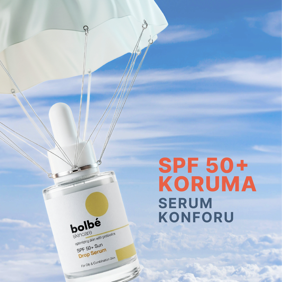 SPF 50+ Yüksek Korumalı Leke Karşıtı ve Günlük Güneş Serumu (Invisible Sun Fluid) Sun Drop - 30 ml