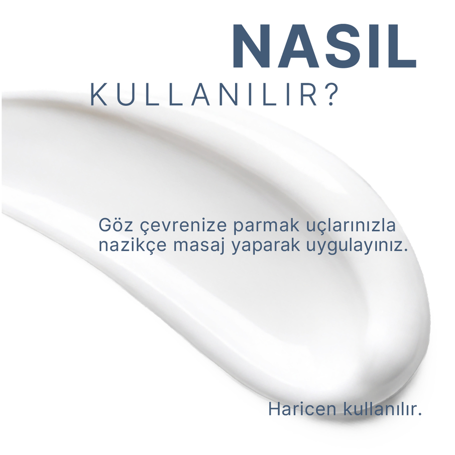 Yoğun Nemlendirici, Kırışıklık ve Koyu Halka Karşıtı Peptit İçeren Göz Çevresi Kremi - 30 ml