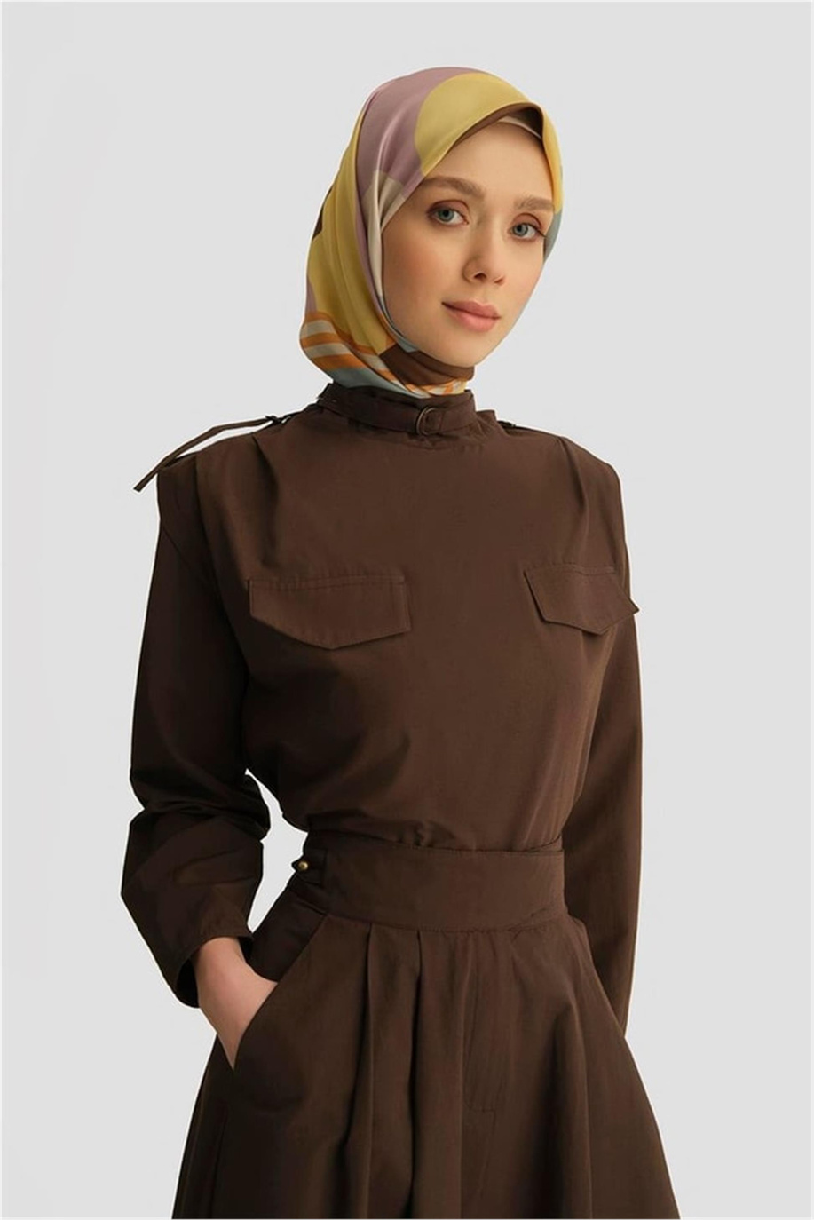 Apoletli Takım Acı Kahve - 25Y6023