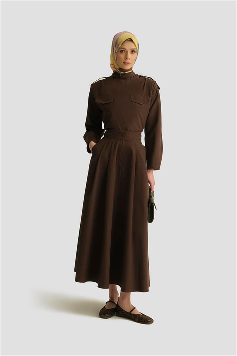 Apoletli Takım Acı Kahve - 25Y6023