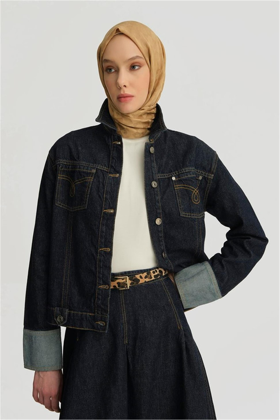 Armine Ceket 25Yd4242-1 Mavi - 25YD4242-1