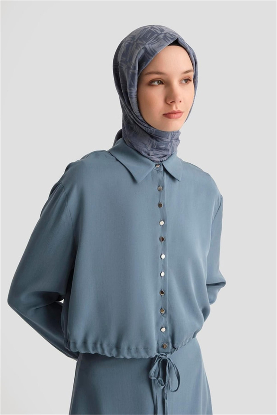 Armine Ceket İndigo - 25YD4226-1