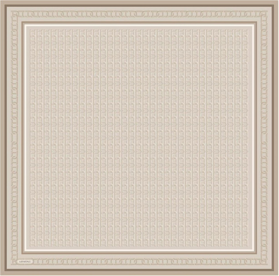 Armine Desenli Sura Saf İpek Eşarp 9301 36