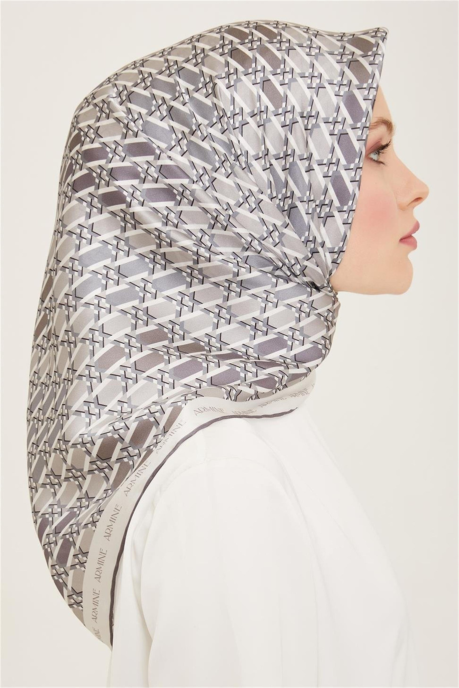 Armine Dj Saf İpek Eşarp  04