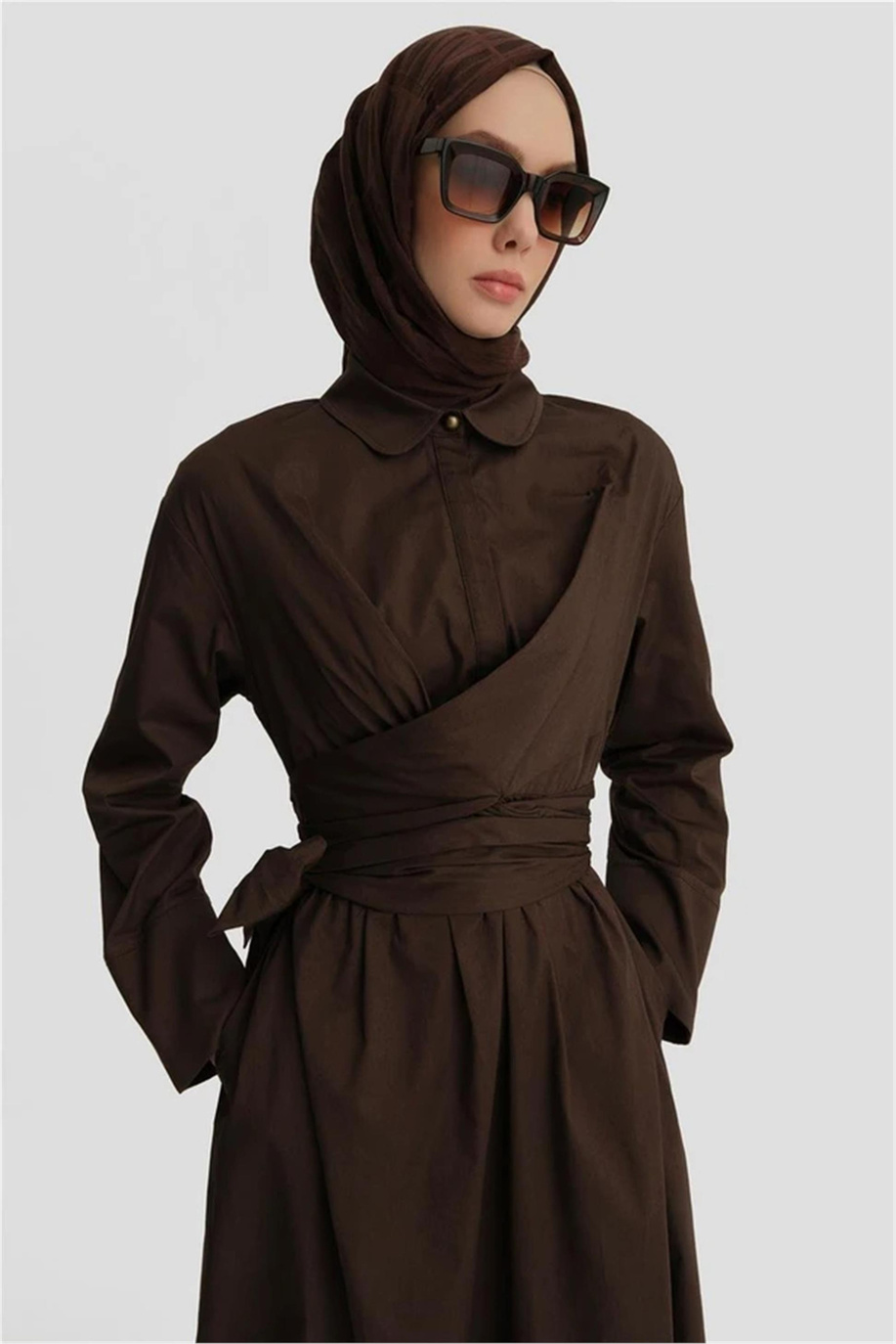 Armine Elbise Acı Kahve - 25Y9000