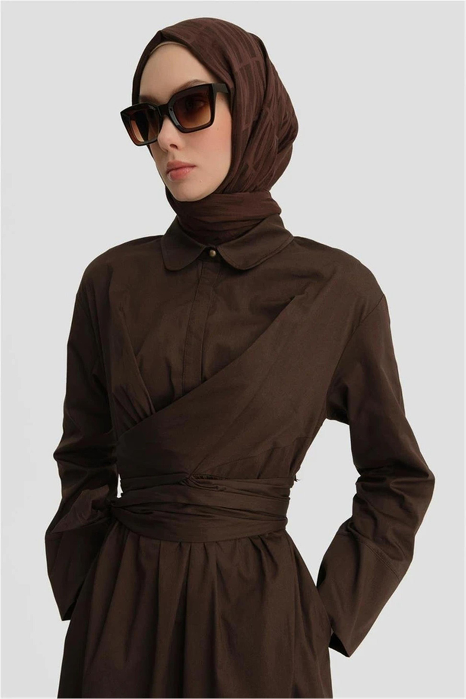 Armine Elbise Acı Kahve - 25Y9000