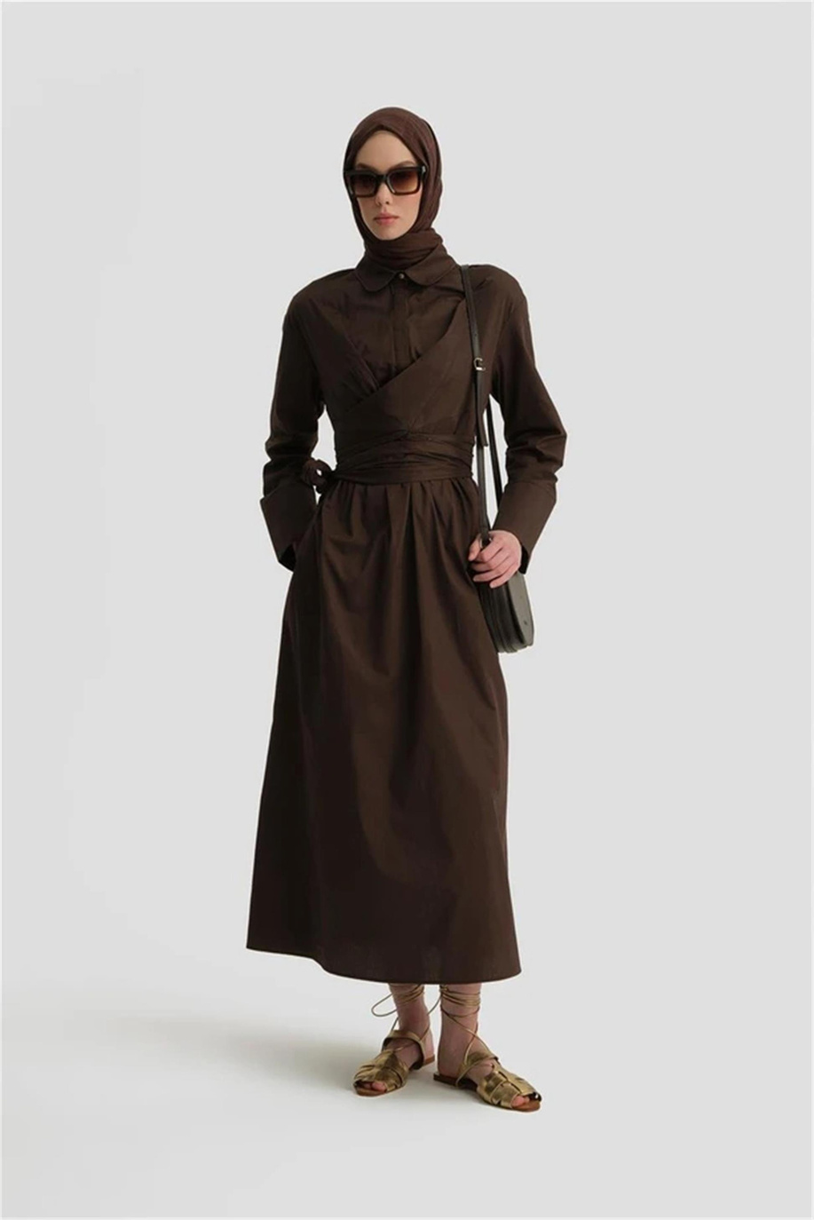 Armine Elbise Acı Kahve - 25Y9000