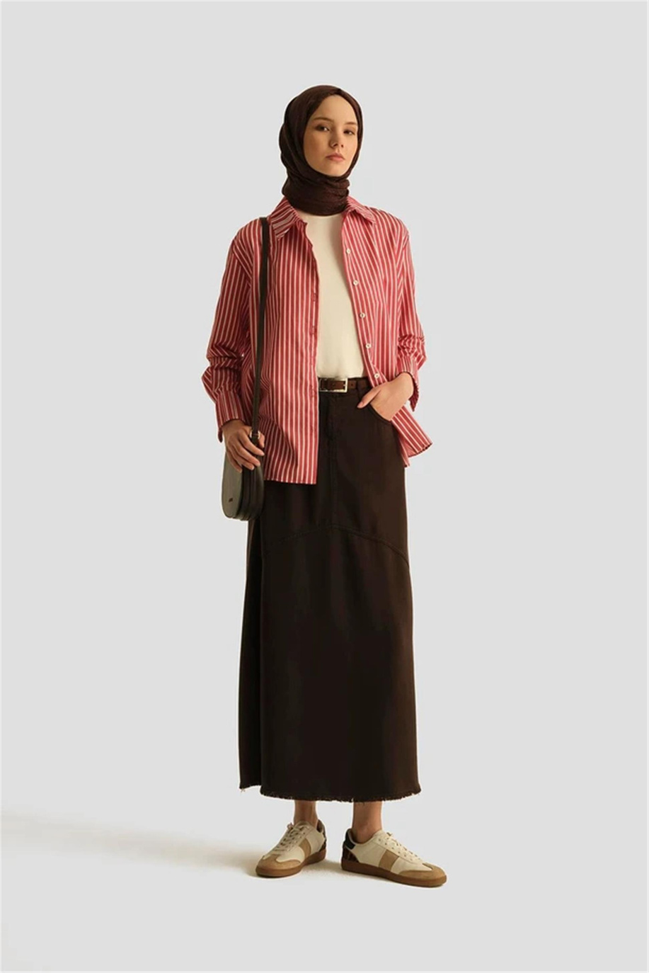 Armine Gömlek Kırmızı - 25YD3729