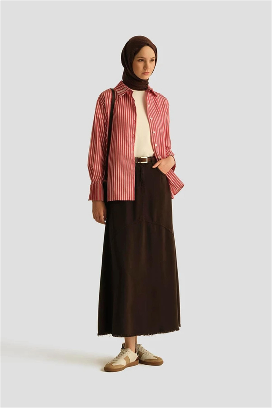 Armine Gömlek Kırmızı - 25YD3729