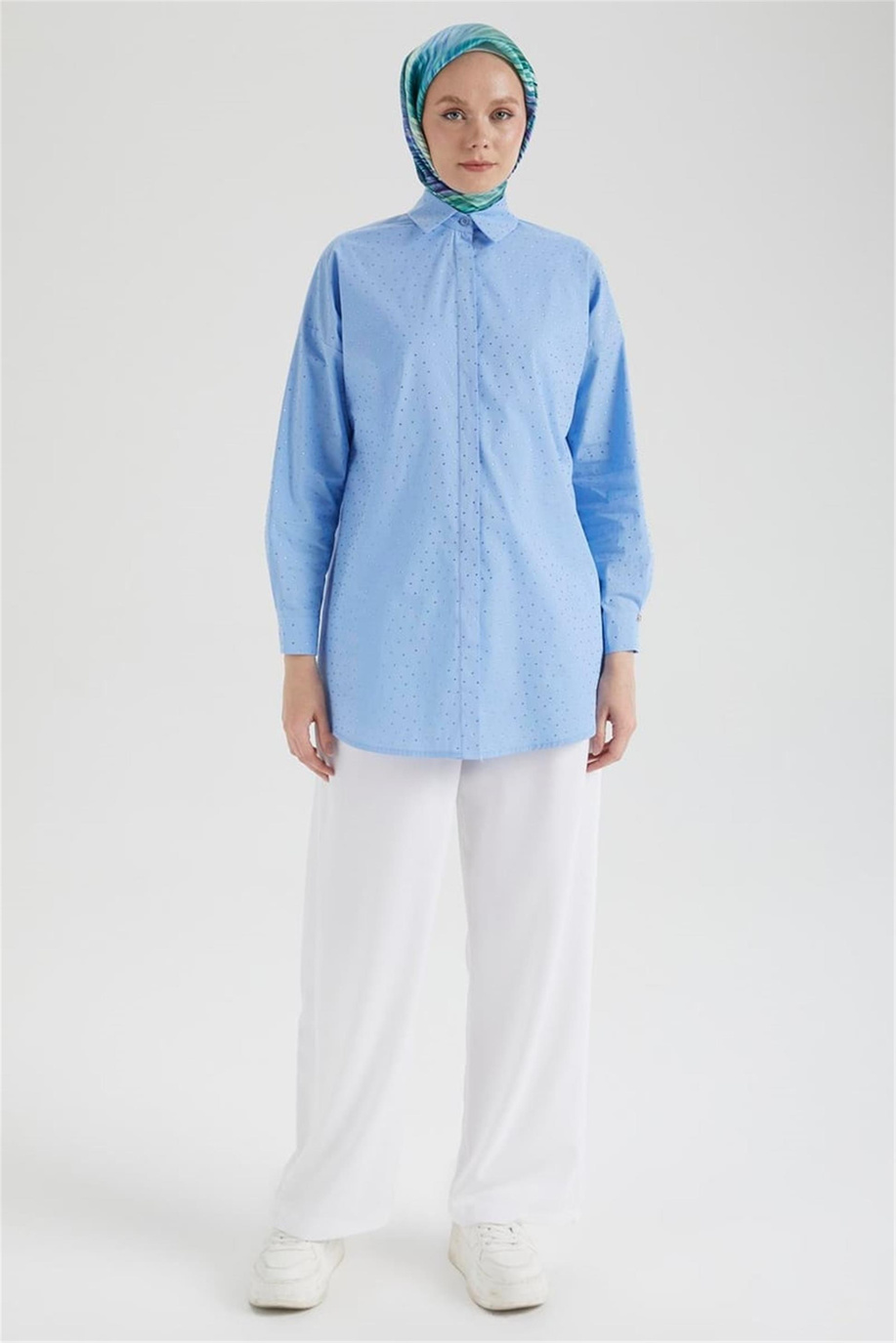 Armine Gömlek Mavi - 25YT311