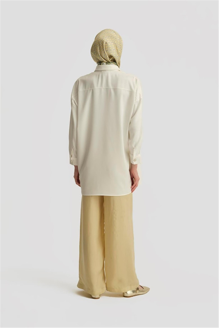 Armine Gömlek ORTD8300-1 Ekru