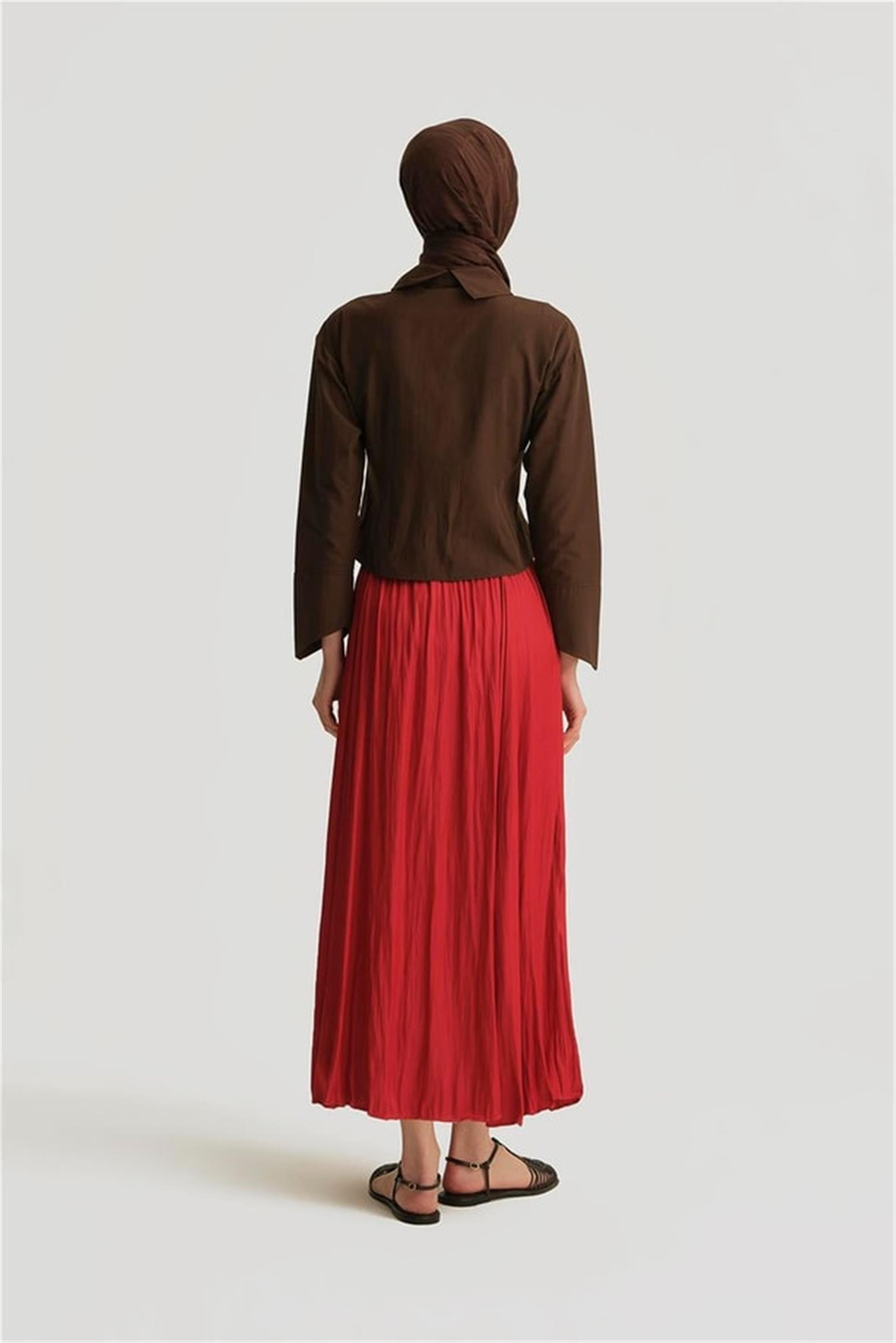 Armine Kırmızı 25Yh5601 Etek