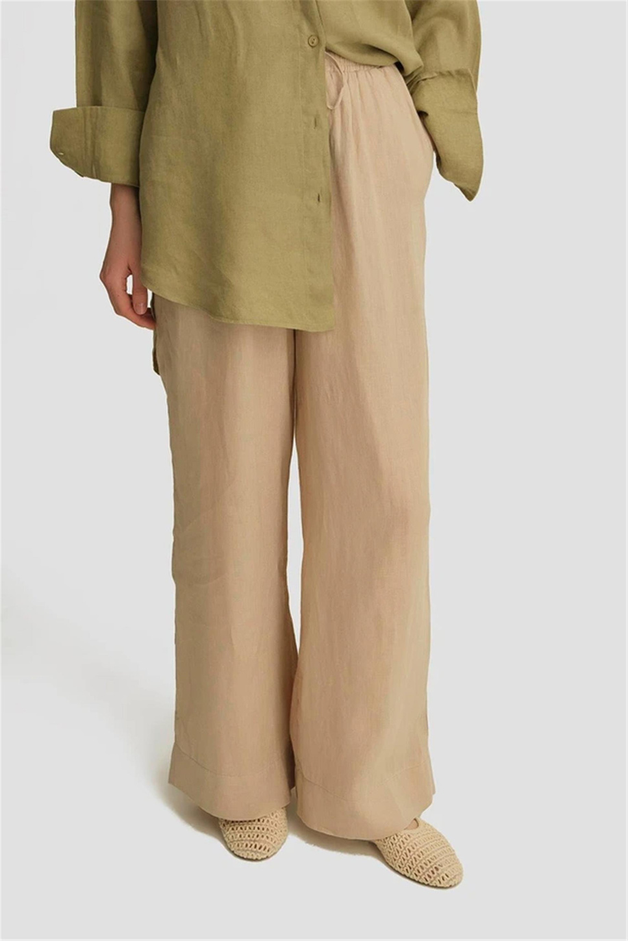 Armine Pantolon Bej 25YD4231-2