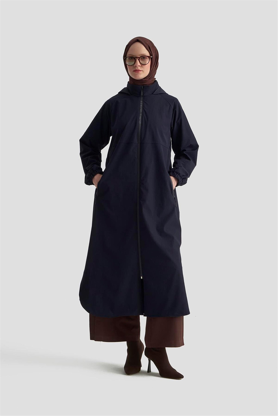 Armine Trend Ceket Lacivert - 25KT548