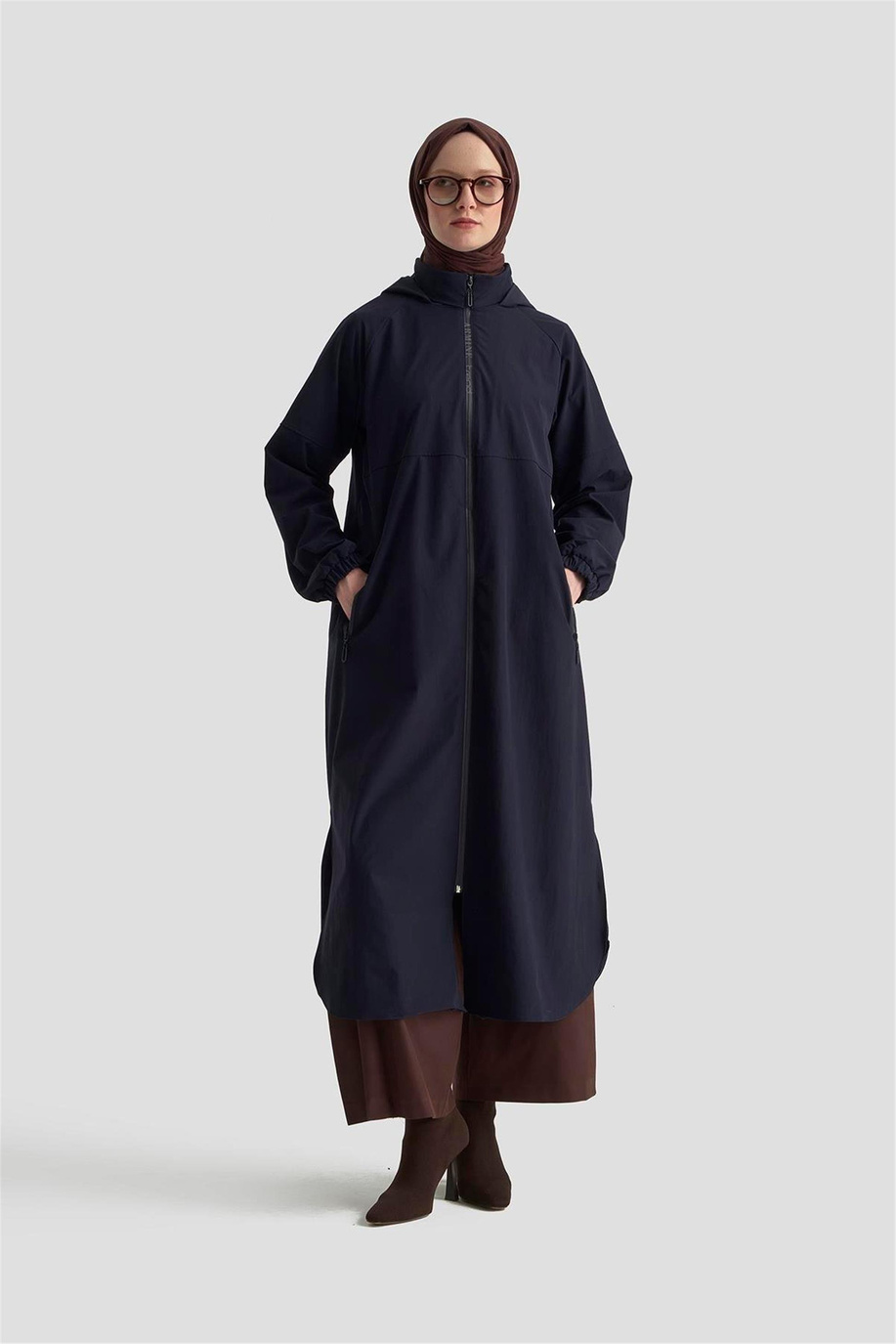 Armine Trend Ceket Lacivert - 25KT548