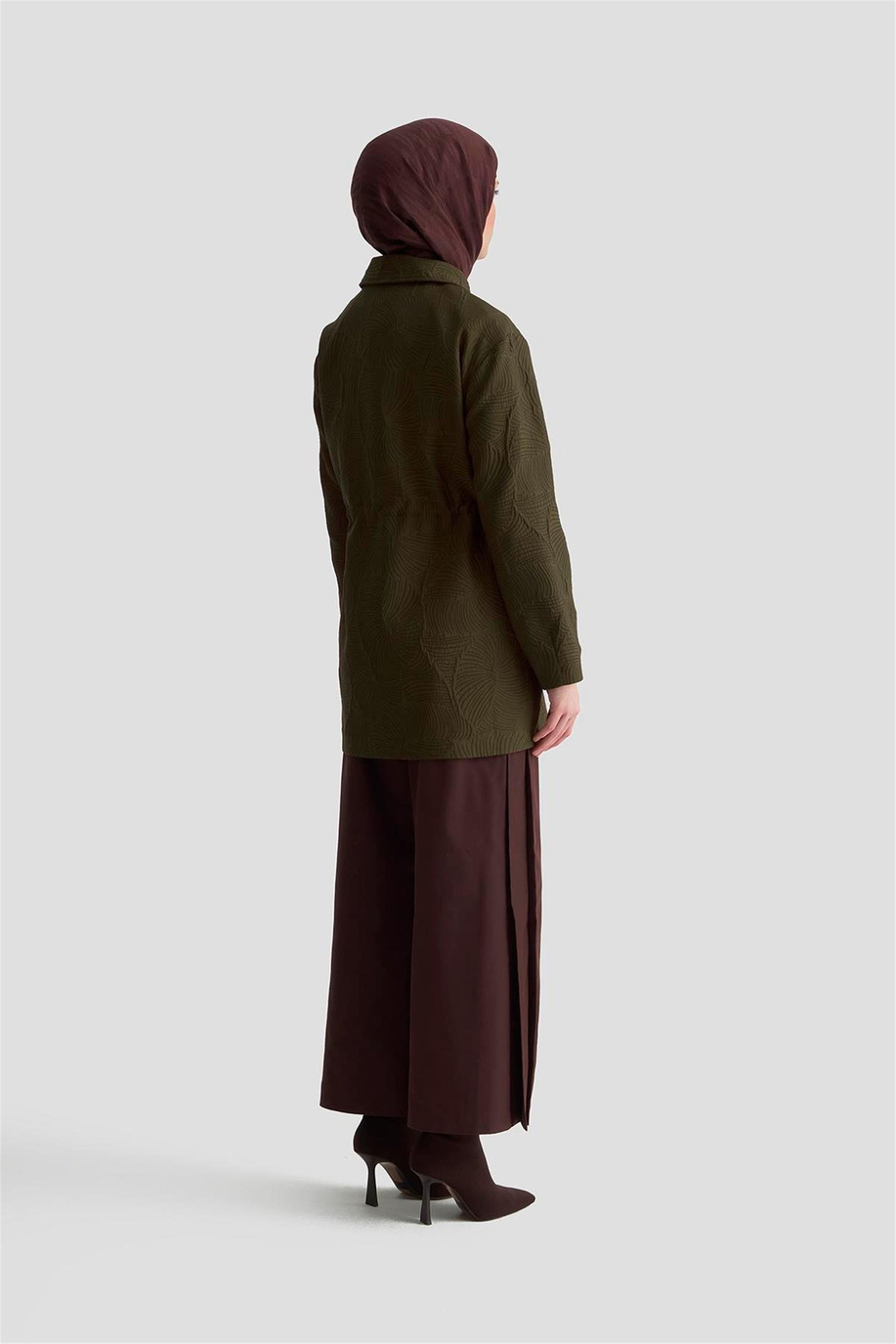 ARMİNE TREND CEKET YAĞ YEŞİLİ  - 25KT525