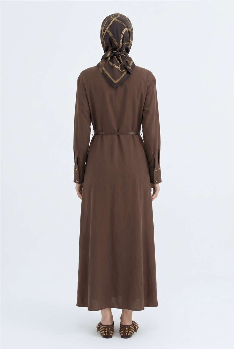 Armine Trend Elbise Kahve - 26YT922