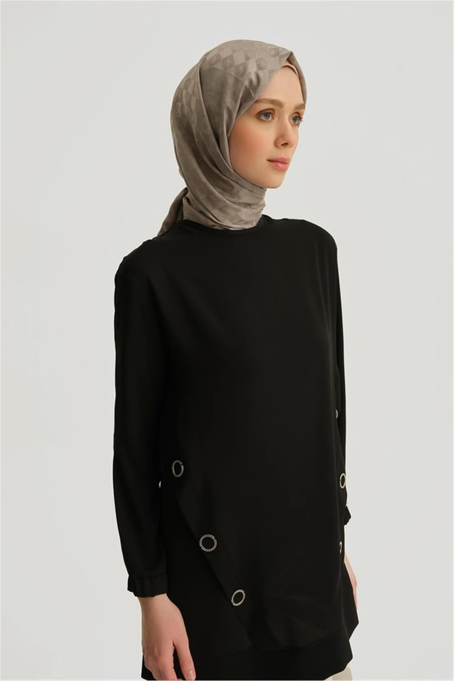 Armine Trend Siyah 25Yt415 Tunik