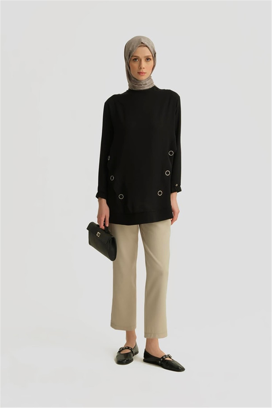 Armine Trend Siyah 25Yt415 Tunik