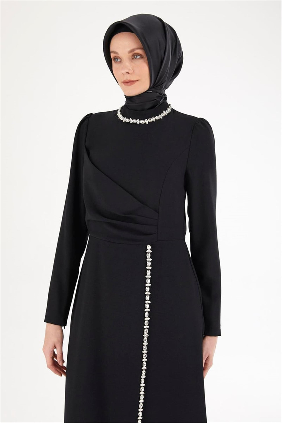 Armine Trend Siyah 25Yt912 Elbise