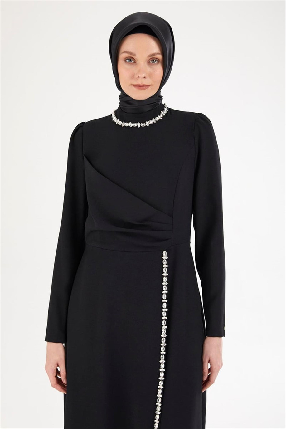 Armine Trend Siyah 25Yt912 Elbise