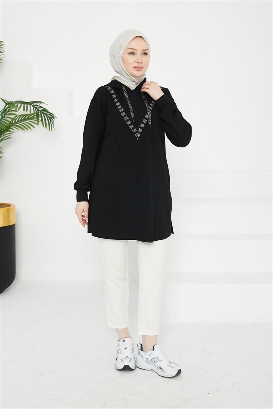 Armine Trend Siyah Tunik