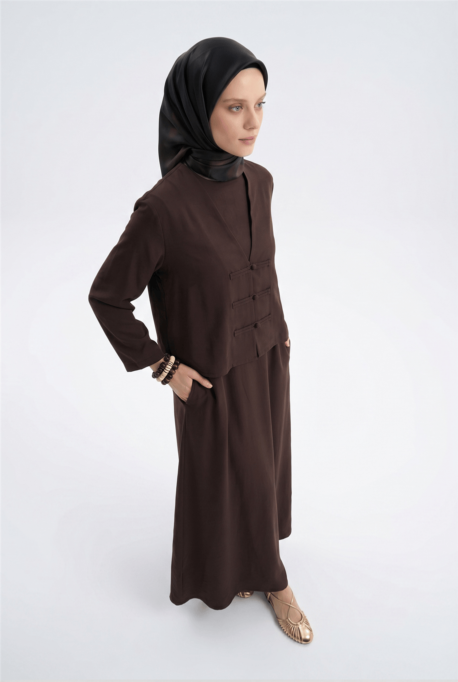 Armine Trend Takım Kahve - 26YA609