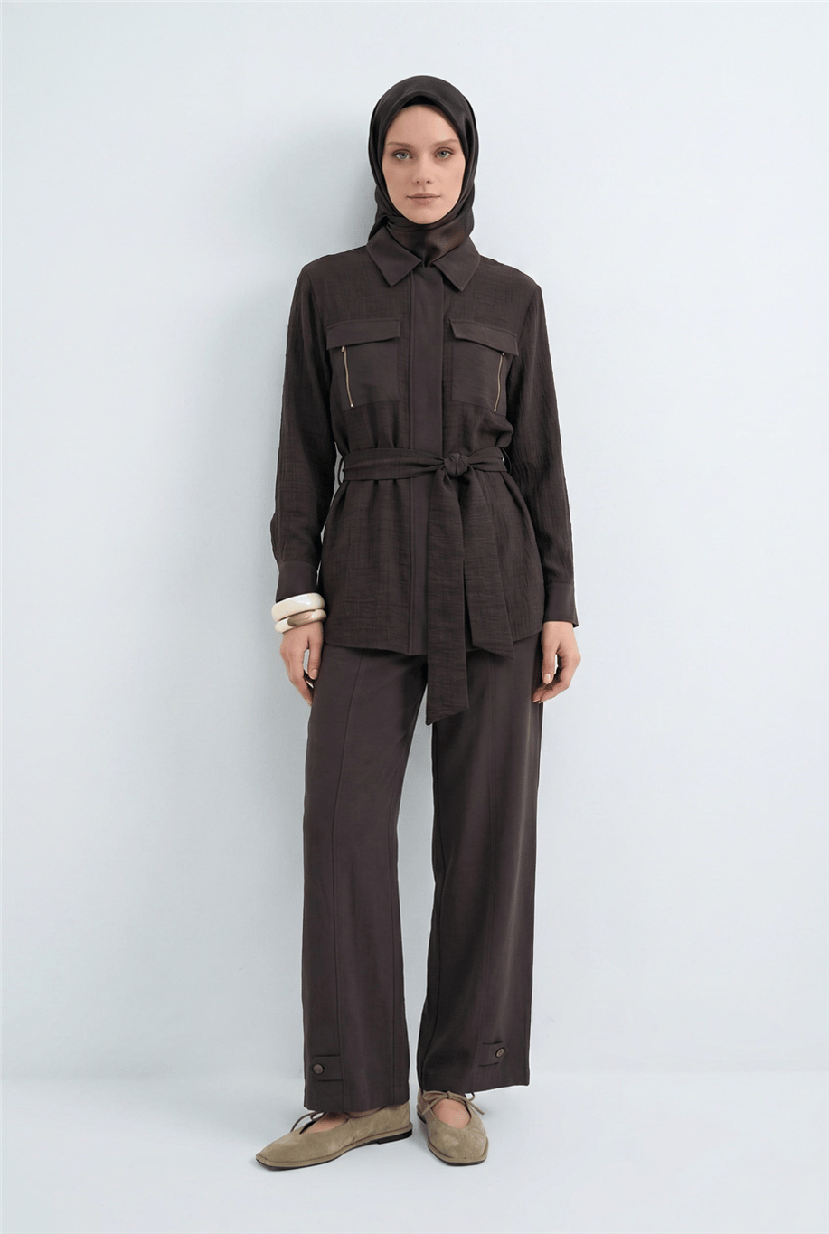 Armine Trend Takım Kahve - 26YA626