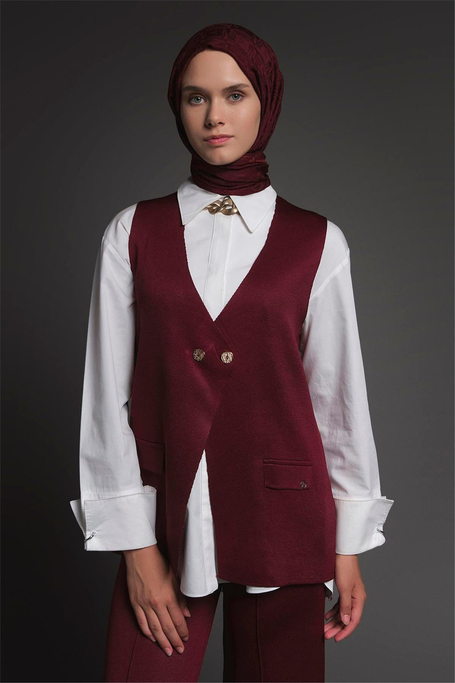 Armine Trend Triko Takım Bordo - 25KTD6117